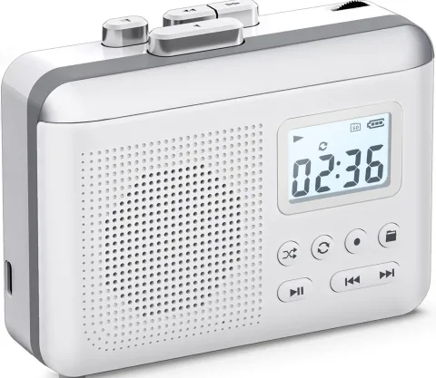 Photo of cassette recorder.