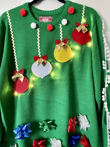 An ugly Christmas sweater