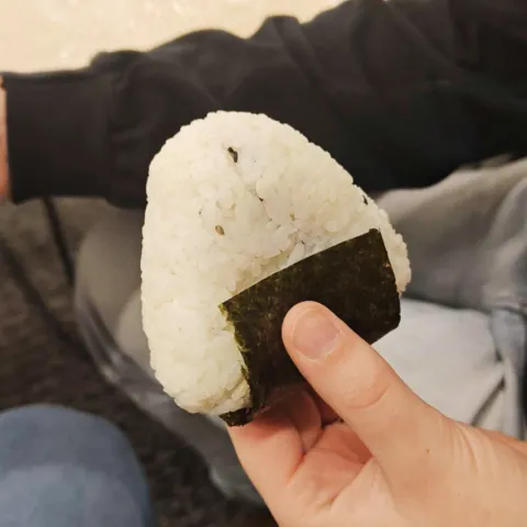 Onigiri, a Japanese rice ball