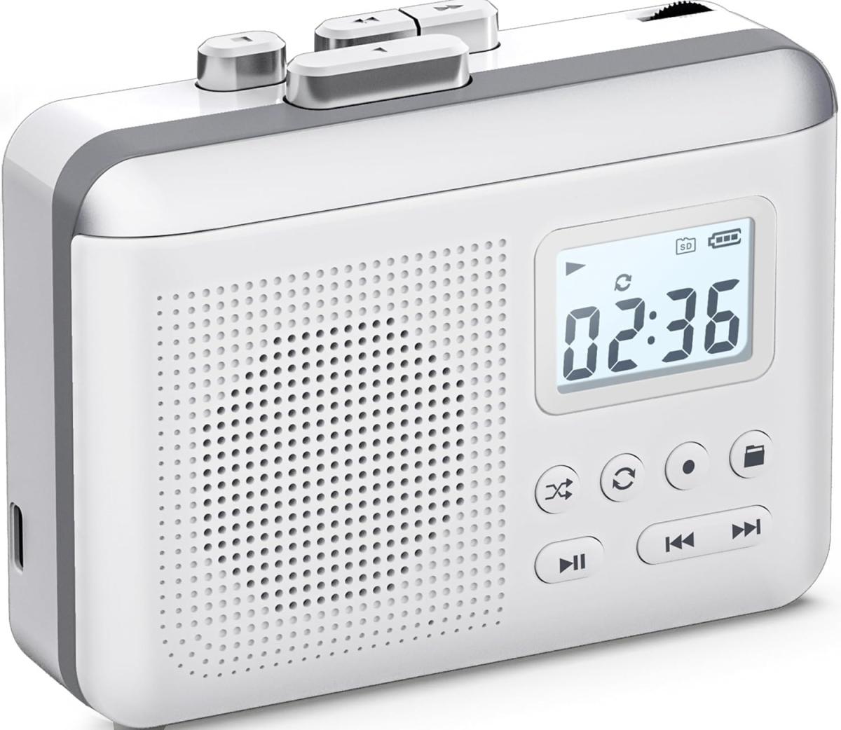 Photo of cassette recorder.