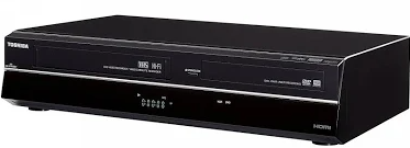 Photo of vhs/dvd recorder.